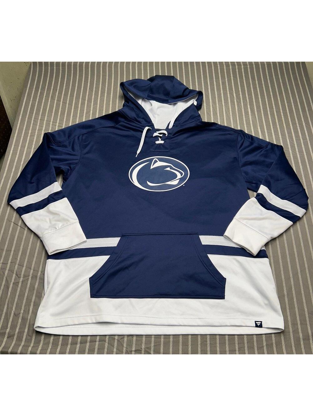 Penn State Nittany Lions Fanatics First Battle Pullover Hoodie - Navy Men's XL